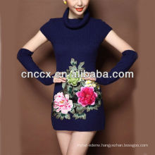 13STC5651 Fashion pullover lady woolen sweater chinese style